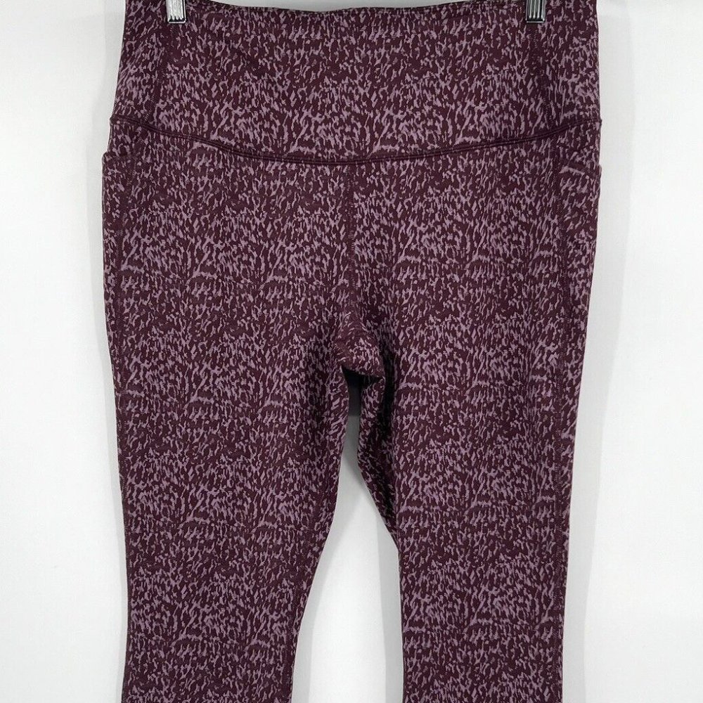All in Motion Premium High Waisted Purple Side Pocket Active Legging sz L